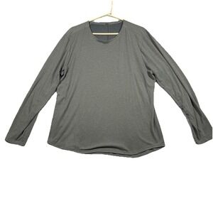 Lululemon T Shirt Mens Green Long Sleeve Athletic‎